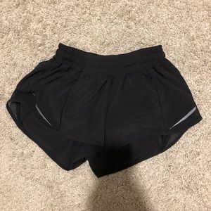 Black Size 2 Lululemon 2” Running Shorts